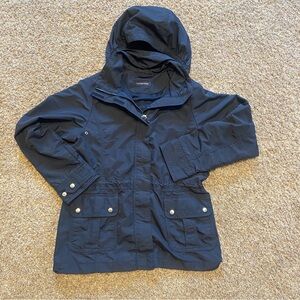 💝3/$20 Lands' End Dark Blue Raincoat